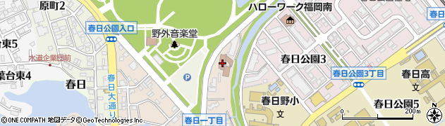 春日・大野城・那珂川消防組合消防本部予防課指導係周辺の地図