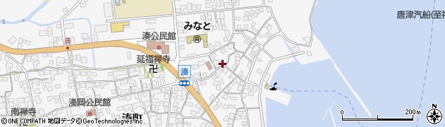 佐賀県唐津市湊町383周辺の地図