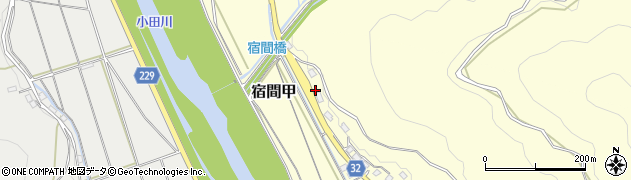 愛媛県喜多郡内子町宿間乙14周辺の地図