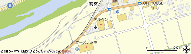 愛媛県大洲市若宮149周辺の地図