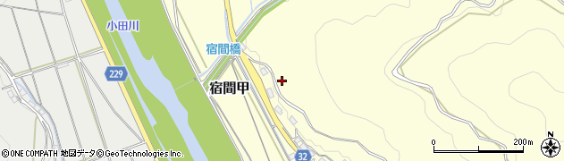 愛媛県喜多郡内子町宿間乙14-5周辺の地図