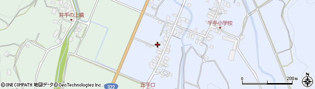 福岡県嘉麻市千手1854周辺の地図