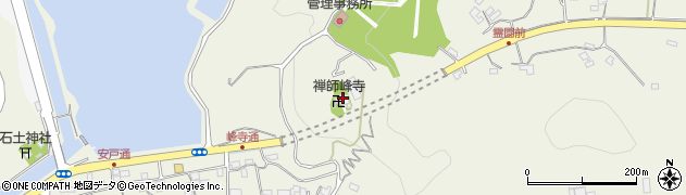 八葉山禅師峰寺周辺の地図