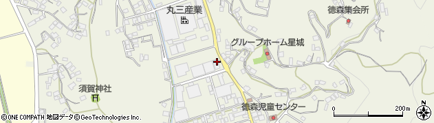 伊予木材株式会社　本社周辺の地図
