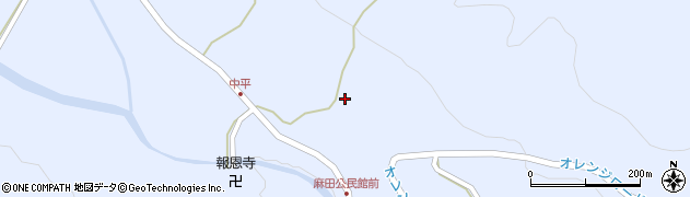 大分県国東市武蔵町麻田887周辺の地図