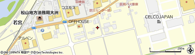 株式会社中四国クボタ　大洲営業所周辺の地図