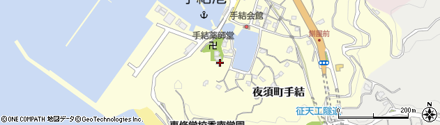 高知県香南市夜須町手結周辺の地図