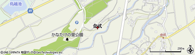 福岡県福岡市西区金武周辺の地図