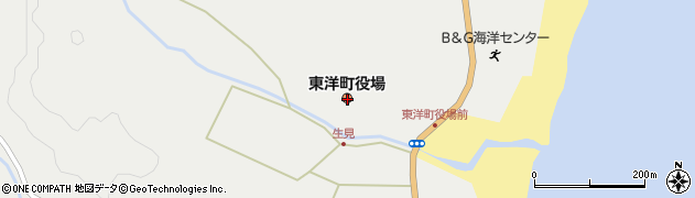高知県安芸郡東洋町周辺の地図
