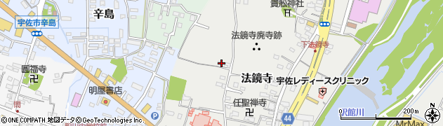 大分県宇佐市法鏡寺34周辺の地図