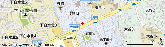 理容ハタシマ昇町店周辺の地図