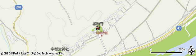 城願寺周辺の地図