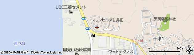 仁井田マリンヒルズ公園周辺の地図