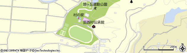 芸西村役場　伝承館周辺の地図