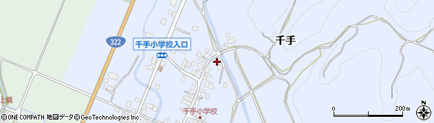 福岡県嘉麻市千手1760周辺の地図