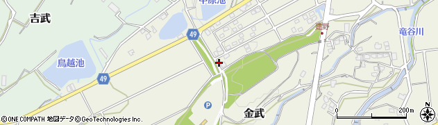 福岡県福岡市西区金武2151-1周辺の地図