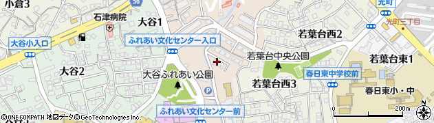 福岡県春日市小倉周辺の地図