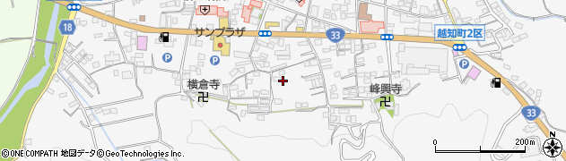高知県高岡郡越知町越知甲1782周辺の地図