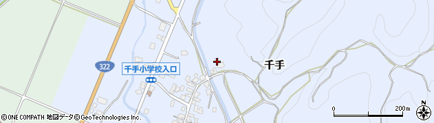 福岡県嘉麻市千手1701周辺の地図