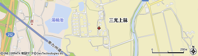 大分県中津市三光上秣1025周辺の地図