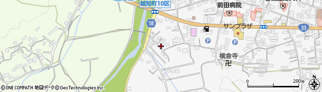 高知県高岡郡越知町越知甲2224周辺の地図