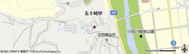 愛媛県喜多郡内子町五十崎甲727周辺の地図