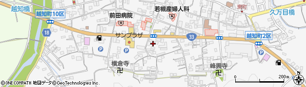 高知県高岡郡越知町越知甲1738周辺の地図