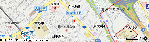 リンガーハット福岡白木原店周辺の地図
