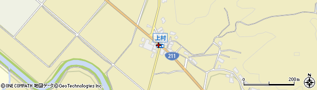 上村周辺の地図