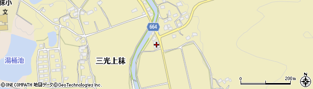 大分県中津市三光上秣455周辺の地図