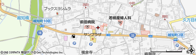 高知県高岡郡越知町越知甲2110周辺の地図
