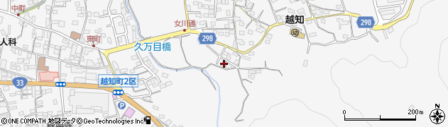 高知県高岡郡越知町越知甲1109周辺の地図