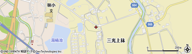 大分県中津市三光上秣1012周辺の地図