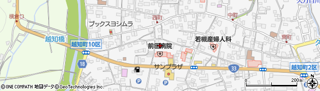高知県高岡郡越知町越知甲2134周辺の地図