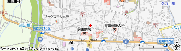 高知県高岡郡越知町越知甲2091周辺の地図