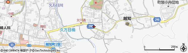 高知県高岡郡越知町越知甲1020周辺の地図
