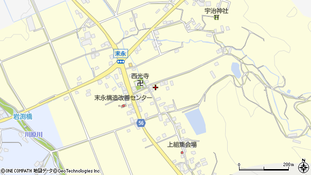 〒819-1572 福岡県糸島市末永の地図