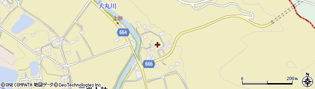 大分県中津市三光上秣216周辺の地図