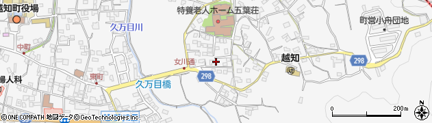 高知県高岡郡越知町越知甲1022周辺の地図