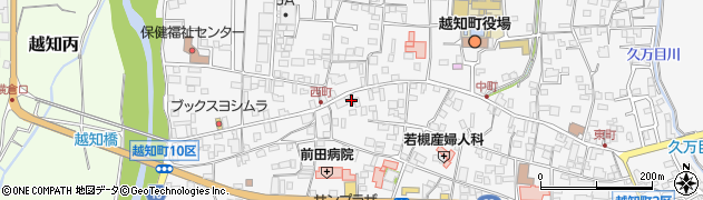 高知県建設労働組合越知支部周辺の地図