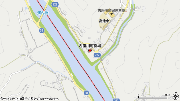 〒649-4100 和歌山県東牟婁郡古座川町（以下に掲載がない場合）の地図