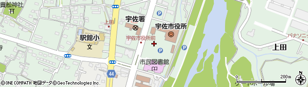 宇佐市役所　建築住宅課・住宅係周辺の地図