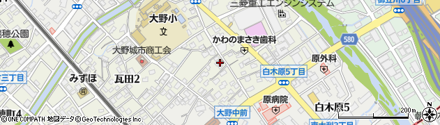 筑前大野郵便局周辺の地図