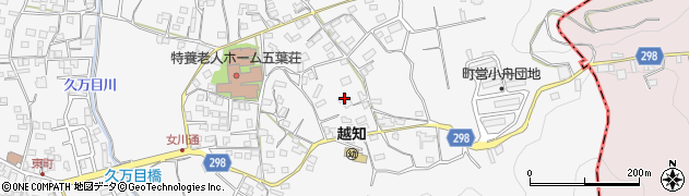 高知県高岡郡越知町越知甲310周辺の地図
