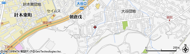 朝倉アジロ谷一号公園周辺の地図