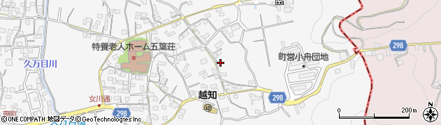 高知県高岡郡越知町越知甲295周辺の地図