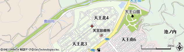 高知県いの町（吾川郡）天王北周辺の地図