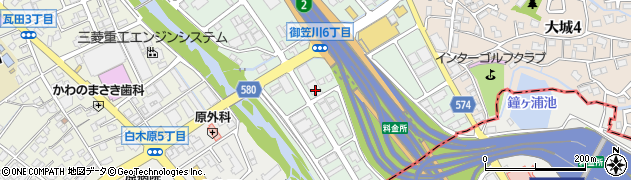 株式会社日東福岡営業所周辺の地図