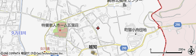 高知県高岡郡越知町越知甲294周辺の地図