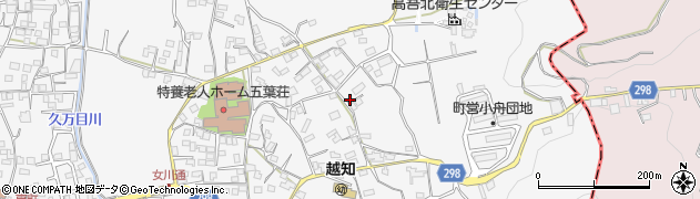 高知県高岡郡越知町越知甲296周辺の地図